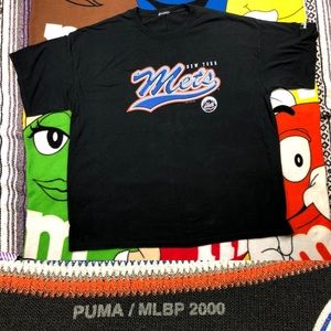VTG 00 New York Mets Puma T shirt Size XXL NO TAG